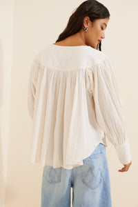 Free People Puff Sleeve Top (XS)