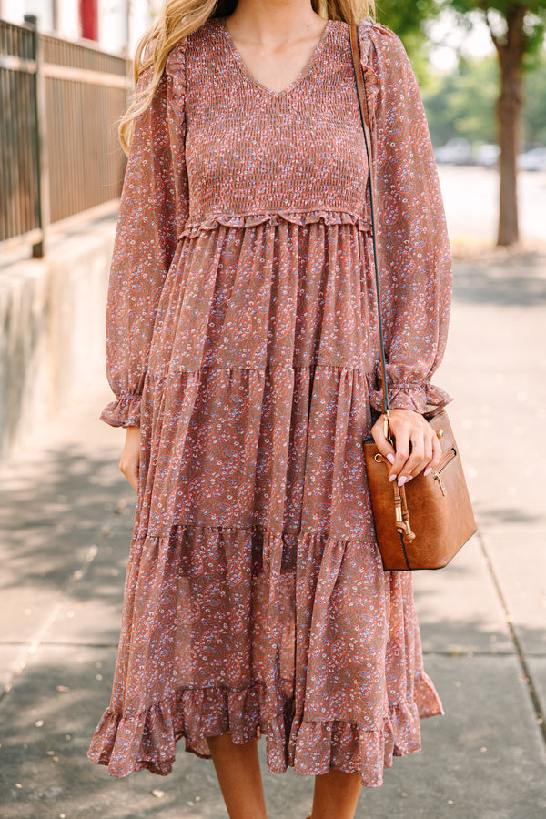 Boutique Ditsy Floral Dress (L)