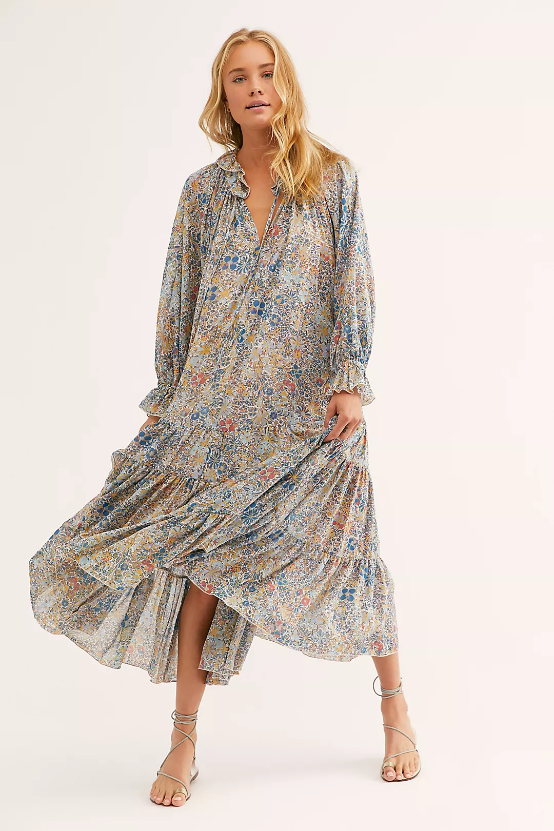 Free People Feeling Groovy Maxi Dress (S)