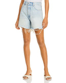 Anine Bing Light Wash Shorts (28)