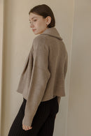Mod Ref Collared Knit Cardigan (M)