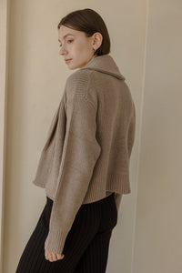 Mod Ref Collared Knit Cardigan (M)