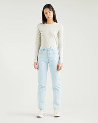 Levi's Light Wash Straight Jeans (30)