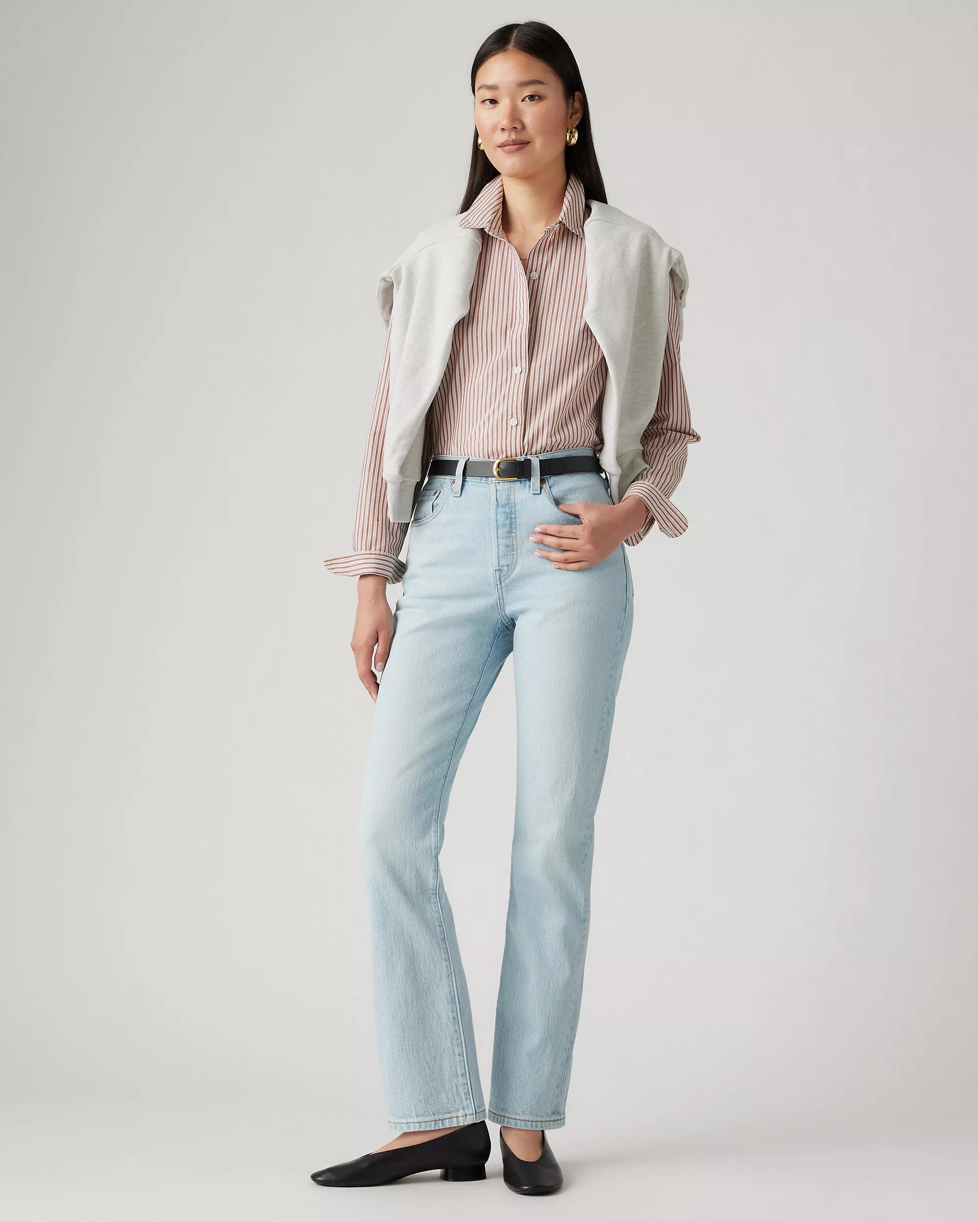 Levi's Light Wash Straight Jeans (29)