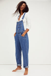 Free People Denim Overalls (S)