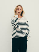 Reformation Cashmere Striped Sweater (XS)