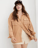 Aerie Oversized Waffle Button Up (M)