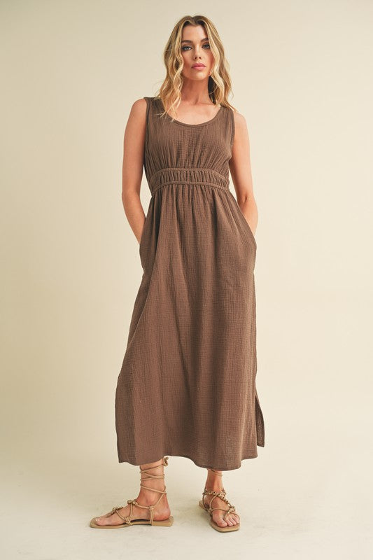 NEW Aemi + Co Gauze Maxi Dress (L)