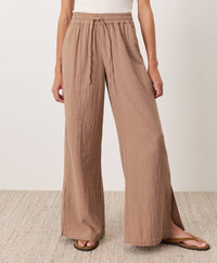 Pact Organic Cotton Wide Leg Pants (M)