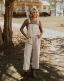 Wishlist Neutral Gingham Overalls (S)