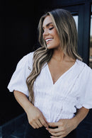 By Together Puff Sleeve Blouse (L)