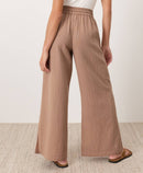 Pact Organic Cotton Wide Leg Pants (M)