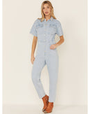 Free People Denim Jumpsuit (XS)