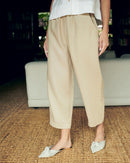 Quince Linen Straight Pants (L)