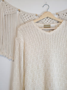 Vintage Textured Sweater (M)