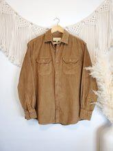 Load image into Gallery viewer, Brown Cord Button Up (M)
