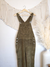 Load image into Gallery viewer, Green Corduroy Overalls (8)
