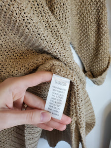 Neutral Slouchy Sweater (OS)