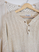 Load image into Gallery viewer, Vintage Oversized Henley (L)
