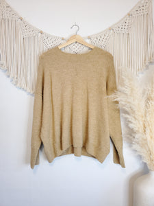 Camel Cozy Sweater (L)