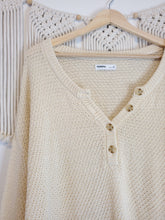 Load image into Gallery viewer, Textured Henley Sweater (XL)
