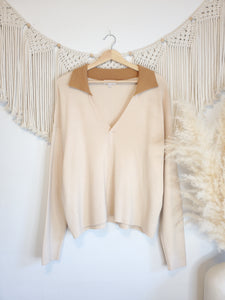 Vestique Collared Sweater (M)