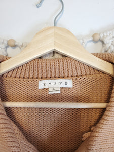Crop Puff Sleeve Sweater (L)