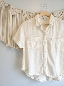 Madewell Woven Button Up (S)