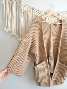 Chunky Knit Relaxed Cardi (L)