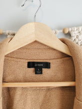 Load image into Gallery viewer, J.Crew Camel Sweater Blazer (L)
