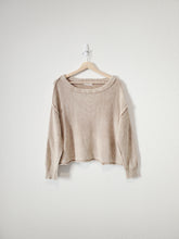Load image into Gallery viewer, Carly Jean Neutral Slouchy Sweater (S)
