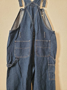 Vintage Relaxed Denim Overalls (XL)