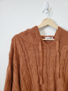 Rust Cable Knit Cozy Set (3X)