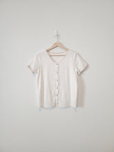 Load image into Gallery viewer, Bohme Button Up Textured Top (S)
