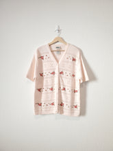 Load image into Gallery viewer, Vintage Floral Embroidered Knit Top (L)
