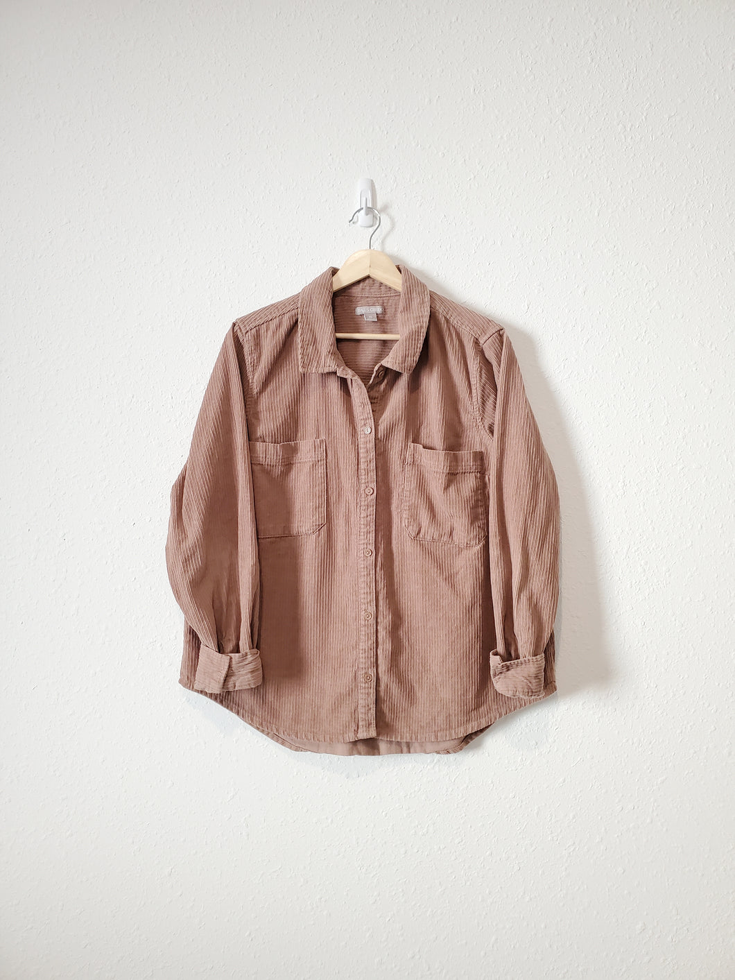 Brown Cord Button Up (XL)
