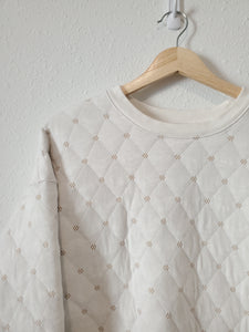 Madewell Quilted Crew Sweatshirt (XL)