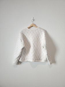 Madewell Quilted Crew Sweatshirt (XL)