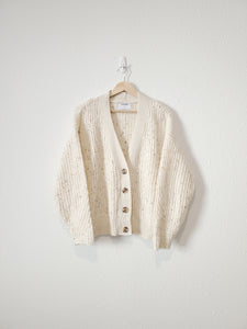 Chunky Speckled Cardigan (M)