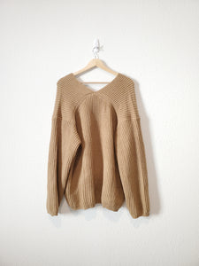 Neutral Chunky Sweater (M)