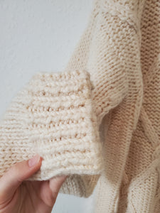 Vintage Chunky Knit Sweater (L)