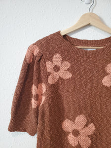 Floral Sweater Tee (L)