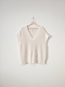 Chunky Knit Sweater Vest (L)