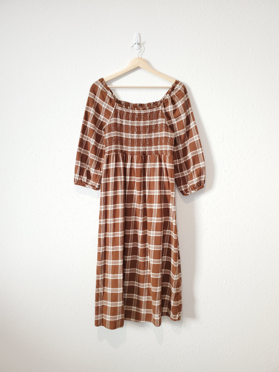NEW Checkered Midi Dress (S)