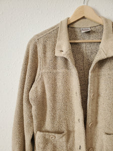 Vintage Cozy Button Up Fleece (M)