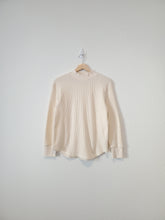 Load image into Gallery viewer, Madewell Mockneck Waffle Top (S)
