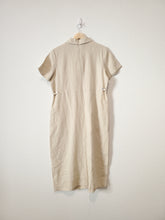 Load image into Gallery viewer, Vintage Oat Linen Midi Dress (8)
