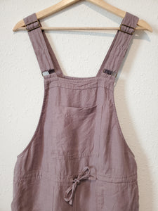 Not Perfect Linen Relaxed Overalls (S/M)