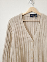 Load image into Gallery viewer, Vintage Textured Cotton Cardigan (L)

