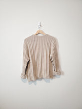 Load image into Gallery viewer, Vintage Textured Cotton Cardigan (L)
